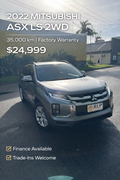 2022 Mitsubishi ASX LS 2WD